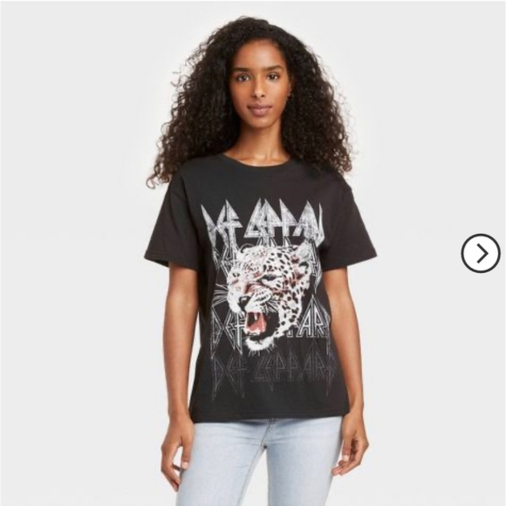 Def leopard band T-shirt‎